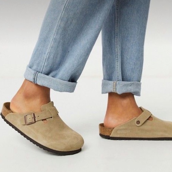 Birkenstock Boston | Taupe | Size 36 - Narrow - Picture 2 of 16